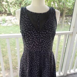 Guess LA Womens size 10 Spotted Dress Mesh Trim